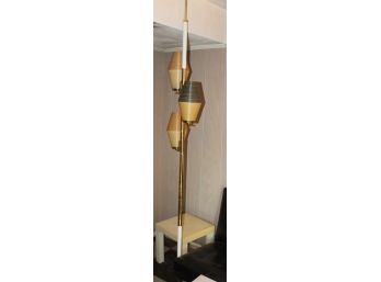Mid Century Modern 3 Light Tension Pole Floor Lamp - RETRO! - Item #04 GF