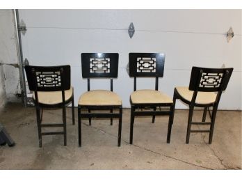 STAKMORE Folding Chairs - Set Of 4! Item #69 GAR