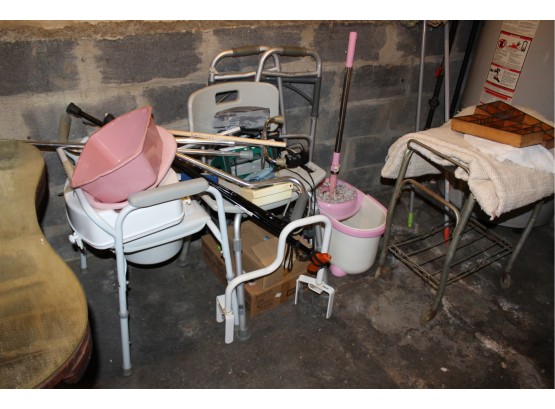 Mixed Medical Lot - Drive Wheelchair, Seat, Walker, Blood Pressure Machine, Canes & MORE!! - Item #71 BSMT