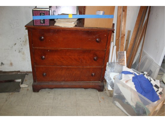 Vintage Dresser - 3 Drawers!! - Item #65 BSMT