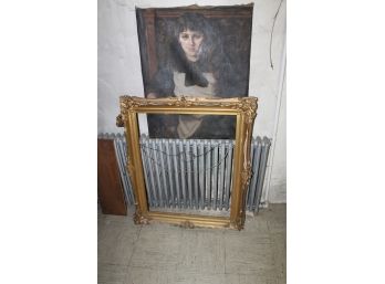 Antique Oil On Canvas Painting - Unknown Artist!! - Item #99 BSMT