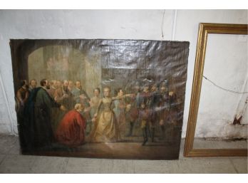 Antique Oil On Canvas Painting - Unknown Artist!! - Item #97 BSMT
