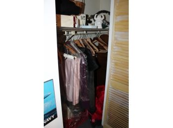 Mixed Closet Lot - Clothes, Ceramics, Radio, Fan, Shoes, Phones, Luggage & MORE!! - Item# 016