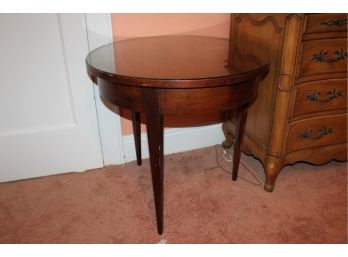 Round Table W/ Glass Top - Good Condition!! - Item# 040