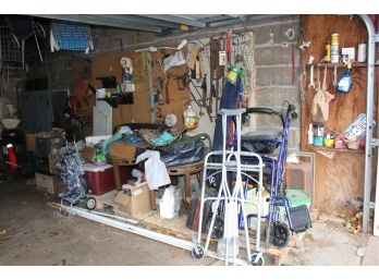 Mixed Lot - Medical Equipment, Vintage Tables, Concrete Blocks, Tools, Dishes & More!! - Item# 027