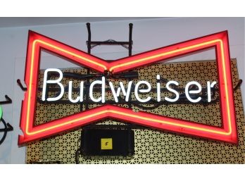 Vintage Budweiser Neon LED Sign - Good Condition - WORKS!! - Item# 005