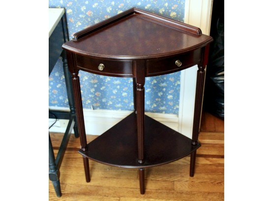 THE BOMBAY COMPANY Corner Wood Accent Table - GREAT ACCENT TO ANY ROOM!! Item #12 BR1