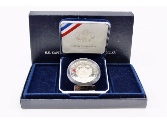 AMERICAN EAGLE US Capital 1994 Bicentennial Silver Dollar - COA INCLUDED!! Item #334 BOX