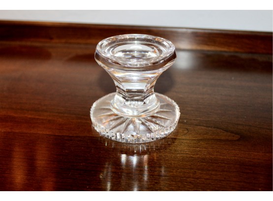 WATERFORD Crystal Candleholder - GOOD CONDITION!! Item #254 DR