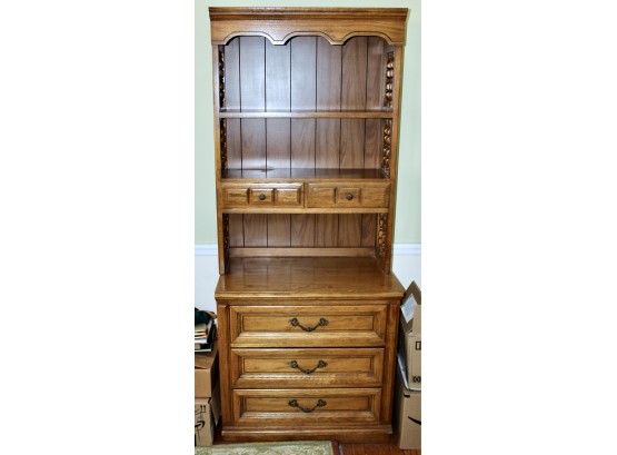 DIXIE Solid Wood Three Drawer Hutch - BUILT TO LAST!! Item #18 BR2