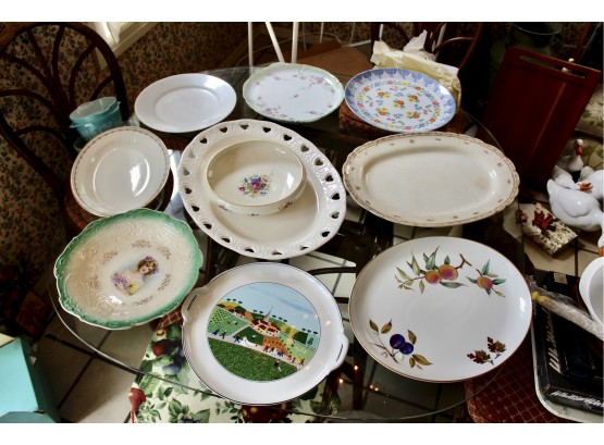 Serving Plates - Limoges, Lenox, Johnson Bros Made In England, Romance & MORE - MIXED LOT!! Item#103 KIT