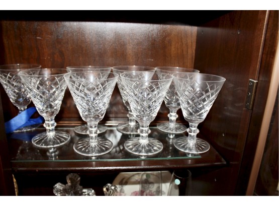 WATERFORD Water Glasses - Lot Of 7 - GOOD CONDITION!! Item #225 DR