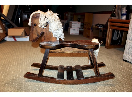 Vintage Wooden Horse!! Item #177 BSMT