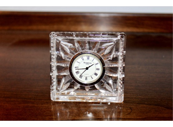 WATERFORD Crystal Clock - GOOD CONDITION!! Item #243 DR