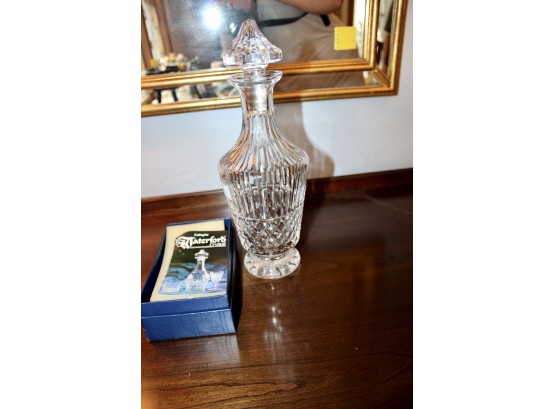 WATERFORD Decanter W/ Top - GOOD CONDITION!! Item #250 DR
