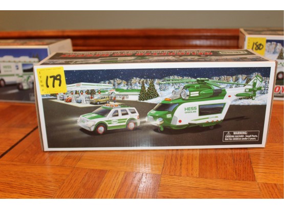 HESS 2012 Helicopter & Rescue Truck - TRUCK & HELICOPTER INCLUDED - GOOD CONDITION!!  Item #179 BSMT
