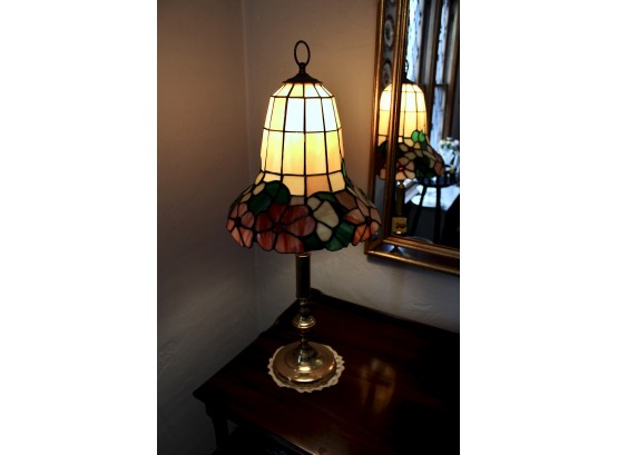 Tiffany Style Lamp - WORKS - GOOD CONDITION!! Item #263 DR