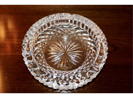 WATERFORD Crystal Ash Tray - GOOD CONDITION!! Item #256 DR