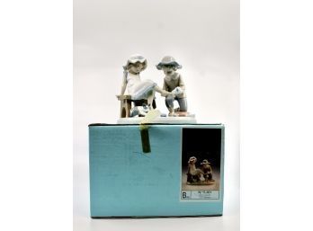 LLADRO Brillo No. 5361 - 'Try This One' Boy With Girl Trying On Shoes - ORIGINAL BOX INCLUDED!! Item #276 LR