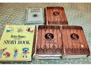 CHARLES DICKENS & 1950 Better Homes And Gardens Storybook - MIXED LOT Of 5!! Item#69 BSMT