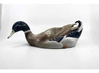 LLADRO No. 5288 - Large Mallard Duck Porcelain Figurine - NO CRACKS - RETIRED!! Item #287 LR