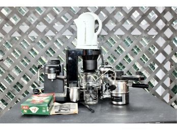 MIXED LOT - Krups Espresso Mini Machine, Benjamin Medwin Coffee Espresso, French Press & MORE!! Item#13 GAR