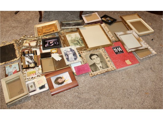 MIXED PICTURE FRAMES LOT - Mixed Genres - Assorted Sizes - SOME AMAZING PIECES!! Item#165 LVRM