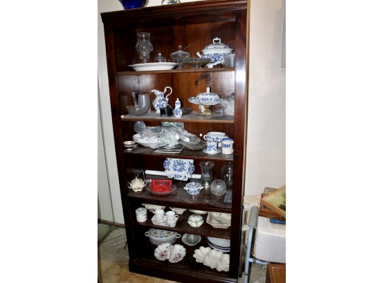 VINTAGE Wood Cabinet - 6 Shelves!! Item#36 LVRM