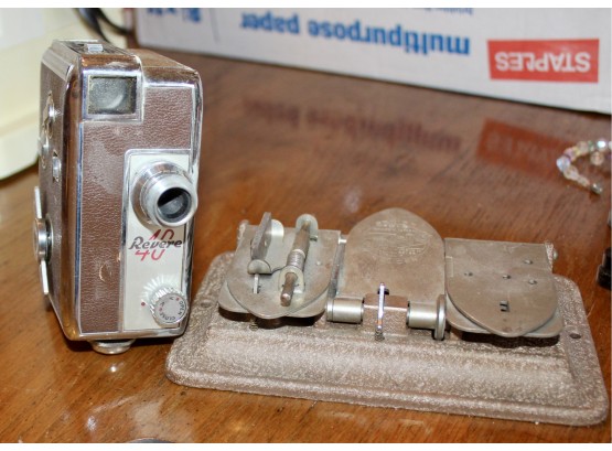 VINTAGE Revere Model 40 Camera & Film Splicer! Item#159 LVRM