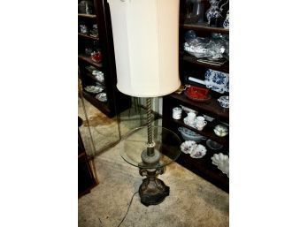 HOLLYWOOD GLAM Vintage Table Lamp - Brass Accented! Item#37 LVRM