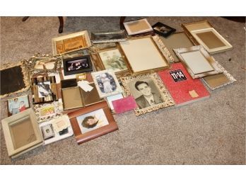 MIXED PICTURE FRAMES LOT - Mixed Genres - Assorted Sizes - SOME AMAZING PIECES!! Item#165 LVRM