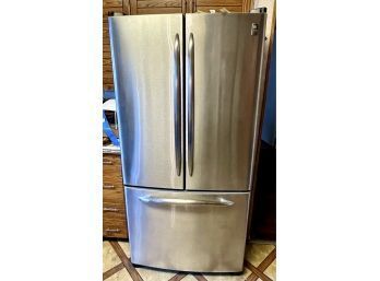 GE Profile French Door Bottom-Freezer Refrigerator - Stainless Steel - GREAT CONDITION! Item#173 KITCH