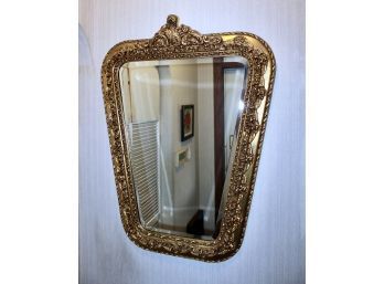 VINTAGE Gold Accented Wall Mirror - GREAT VINTAGE DECOR!! Item#18 LVRM