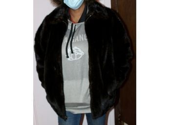 VINTAGE Fur Short Coat - MONOGRAMMED! Item#136 RM2