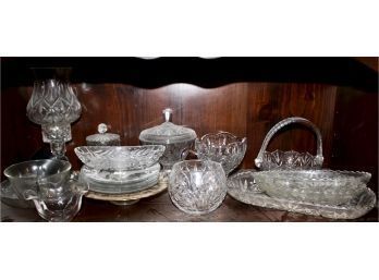 VINTAGE Mixed Lot Of Crystal & Glass - ASSORTED SIZES!! Item#63 RM1
