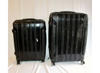 RICARDO BEVERLY HILLS  ROLLING LUGGAGE SET - LOT OF 2 - HARD SHELL - GREAT FOR TRAVEL!! Item#67 RM2