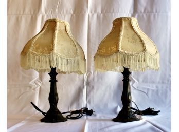 MODERN TABLE LAMPS - LOT OF 2 - WORKS! Item#03 RM2
