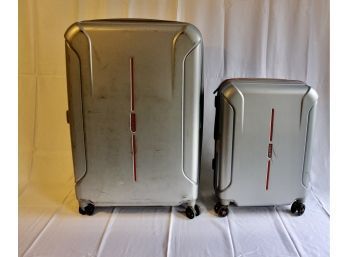 AMERICAN TOURISTER  ROLLING LUGGAGE SET - LOT OF 2 - HARD SHELL - GREAT FOR TRAVEL!! Item#66 RM2