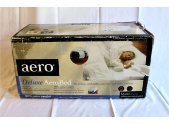 AERO Deluxe Queen AeroBed - 100 Cotton Comfort - Inflates In 60 Seconds - WORKS! Item#43 RM2