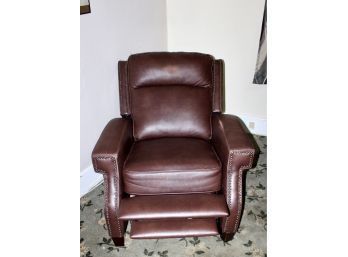 MODERN Brown Lounge Chair - Hand Nailed Accent - VERY COMFORTABLE & STYLISH! Item#77 LV