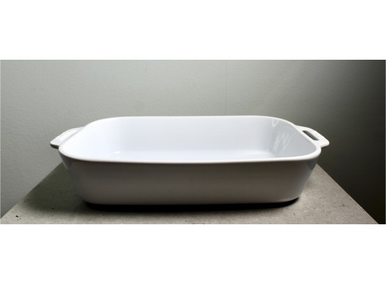 STAUB Baking Dish - White - Ceramic - AMAZING CRAFTSMANSHIP!! - Item#116