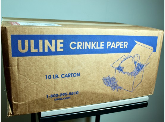 NEW ULINE CRINKLE PAPER - 1016 Carton!! - Item#167