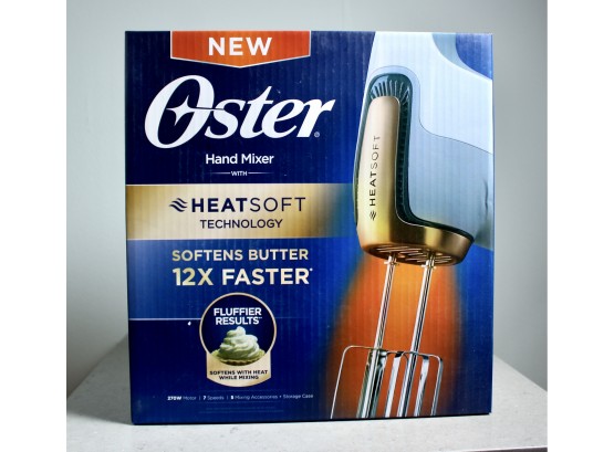 NEW OSTER HEATSOFT TECH Hand Mixer!! - Item#146