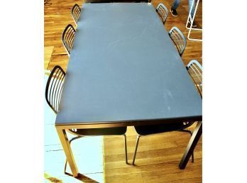 Room & Board Dining Table W/6 Mini Chairs - Modern And Sleek - Mini Chairs $199 Each!! Item#9