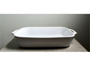 STAUB Baking Dish - White - Ceramic - AMAZING CRAFTSMANSHIP!! - Item#120