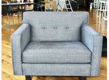 ROOM & BOARD Andre Modern Arm Chair - Grey Fabric - Retail Price $1199 - AMAZING DETAIL!! Item#5