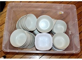 Mixed Lot Of Ikea Bowls  & Plastic Storage Bin!! - Item#223