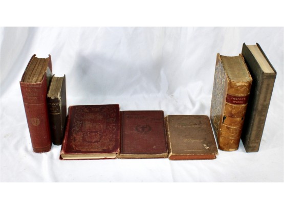 ANTIQUE BOOKS - COOPER'S WORKS - GOLDEN DEEDS - OUT OF THE QUESTION - THE REDSKINS - LOT OF 7!! Item#107 LVRM