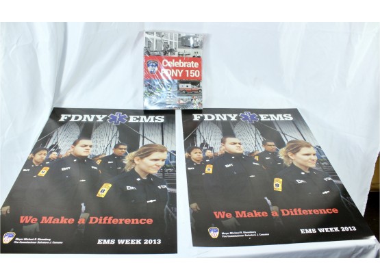 FDNY/EMS POSTERS - CELEBRATE FDNY - EMS - BOOKLETS!! Item#88 LVRM