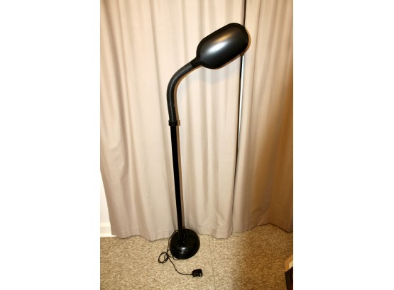 BLACK LED FLOOR LAMP - WORKS!! Item#150 RM2